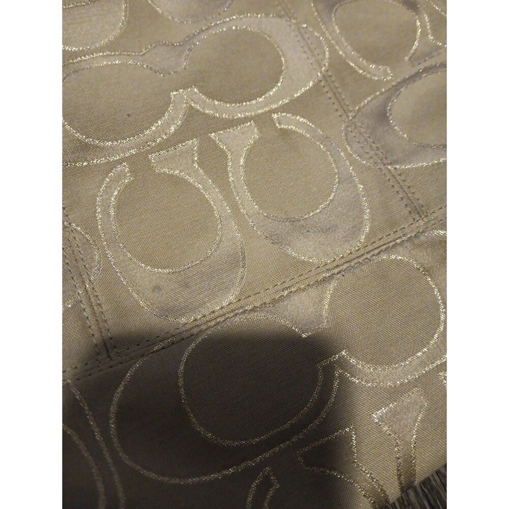 Coach Signature Logo Poppy Lurex Glam Glitter Sateen Tote Bag H1 193 17890 - Picture 3 of 13